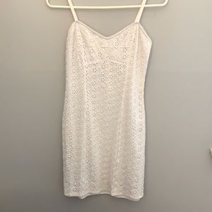 White Express tank top dress